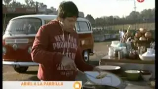 Ariel a la Parrilla - Chorizo de pollo y Torta Frita