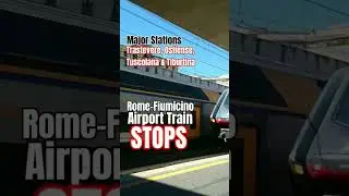 Rome City Major Train Stations: Trastevere, Ostiense, Tuscolana & Tiburtina (Airport Fiumicino Train
