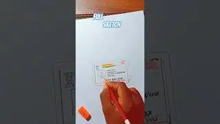 😲😱 how to colourful sketch Aadhar making 😲😱