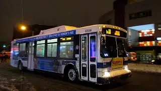 MTA New York City Bus: 2005 Orion VII Gen-2 Hybrid #6586 on the Bx18 Local Bus.
