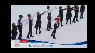 Theatre on Ice Nationals 2024. Space Coast Hurricanes Open Freestyle Performance 