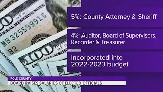 Polk County raises salaries of elected officials