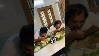 3KG White Rice & Spicy Nalli Elumbu Eating Challenge🤩🔥 #foodie #food #saapatturaman #mutton