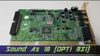AS Media Sound As 16 (OPTi 82C931) playing Doom II music (OPTiFM)