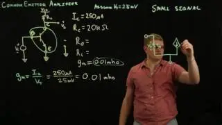 Circuits 2 - Common Emitter Amplifier - Intro Example