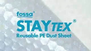 Fossa Staytex Reusable PE Dust Sheet 3m x 2m