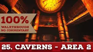 Doom 3 Walkthrough (Nightmare, All Collectibles) part 25 CAVERNS - AREA 2