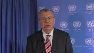 UNODC Chief, Yury Fedotov, on new counter-terrorism programme in Iraq