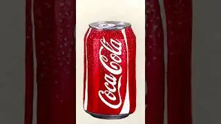 Coca cola 3D drawing easy 🍹 #shorts #3d #drawing #trending #youtubeshorts