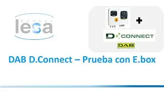 Dconnect: prueba con Demo unit 2 motores + tablero Ebox
