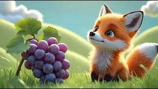 🦊🍇 Fox and the Grapes Story for Kids | Moral Nursery Rhyme 3D Animation 🎶✨
