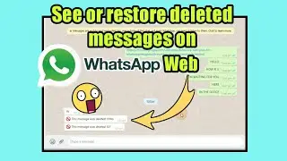 How To See Deleted Messages On Whatsapp Web