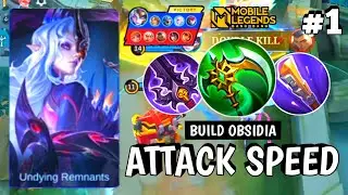 SERANGAN KENCANG !! Pakai Item Obsidia Tersakit 2025 & Build Obsidia Attack Speed 2025