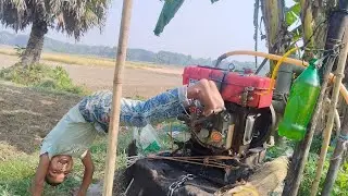 How to machine start video. to stinger village boy new J D machine start.