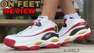 Reebok Iverson Answer 1 DMX white red gold Retro on Feet Review