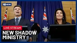 LIVE: Angus Taylor & Jane Hume Announce New Shadow Ministry | 10 News