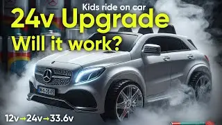 Kids toy ride on electric car upgrade, too fast!