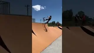 Bri double whip on scooter!!#scooter #shorts #subscribe #skatepark