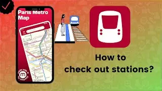 How to search for stations on Paris Metro Map and Routes?