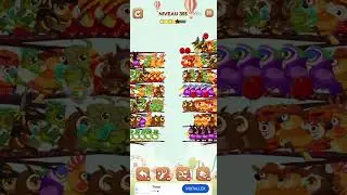 bird sort 2 color puzzle solution niveau 355 #games #gaming #puzzle #puzzlegame #androidgames