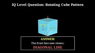 IQ Test Challenge: Can You Visualize This Cube Rotation?