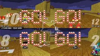 SRB2Kart v1.2: Online Replay (Neon Sands, 4 Player view)