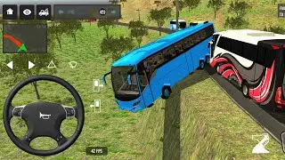 Euro Bus Driving Game Public Transportation 2024 -  Indonesia Bus Simulator Android Gameplay #1809