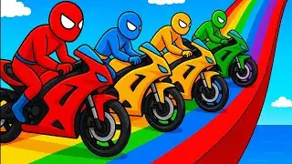 GTA 5: Spider-Man vs The IMPOSSIBLE Bike Ramp