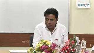 KTR Meeting on Water Grid Secreteriat Hyderabad - Hybiz.tv