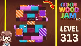 Color Wood Jam Level 313 Solution Walkthrough
