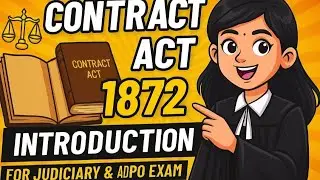 Indian contract act ,1872 #introduction #civiljudge # ADPO exam #law