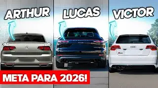 10 CARROS QUE SONHAMOS EM COMPRAR EM 2026!!😱