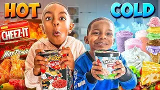 Hot vs Cold Food Challenge