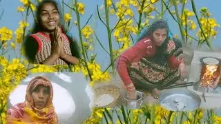 आज बनाई बाजरे की रोटी पहली बार renu Ravi Village Life 
