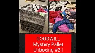 GOODWILL Mystery Pallet Unboxing #2 !