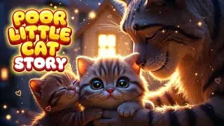 🐱🎵Poor Little Cat story #ytshorts #youtubeshorts #catanimationsong#catsong#cutecat 