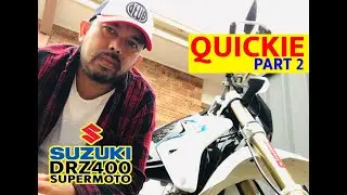 QUICKIE PART 2 | SUZUKI DRZ400SM &bull; SUPERMOTO &bull; Quickie Ride to my doctor's appointment