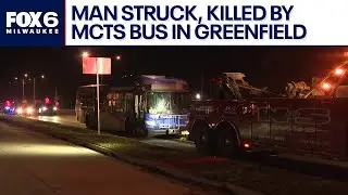 Man struck, killed by MCTS bus in Greenfield | FOX6 News Milwaukee