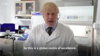 Prime Minister Boris Johnson visits the Medicines & Healthcare products Regulatory Agency