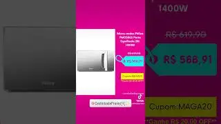 Microondas Philco Espelhado #microondas #philco #promo