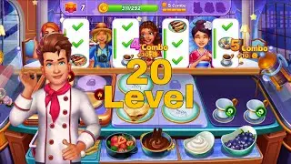 Cooking Crush Level 20 | Creme Caf&eacute; 🫓 Gameplay | Top Master Chef 2025 👨&zwj;🍳