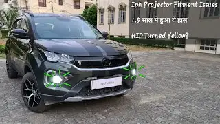 TATA NEXON IPH PROJECTOR + CRYSTAL EYE HID REVIEW AFTER 1.5 YEARS | SHOULD YOU BUY??