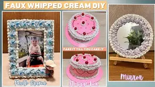 Faux Whipped Cream DIY| Fake Cream Storage Box | Fake Cream from Putty|