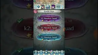Fire Emblem Heroes: Developer Challenge. k2 Manakete Squad (Lunatic, 3 vs 4)