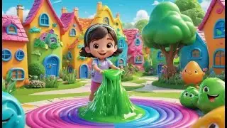 Sensory Slime Go Stretch Stretch Stretch | English Nursery Rhyme | Kids Songs | Baby Music