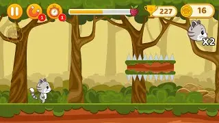 Jumpy Tails &mdash; геймплей для Android [6+ мин, 1080p60fps]