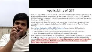 GST On Ocean Freight by CA Ankit Gulgulia