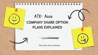 ACCA ATX: Company Share Option Plans Explained | Approved vs Unapproved Plans, Tax & CGT Implication