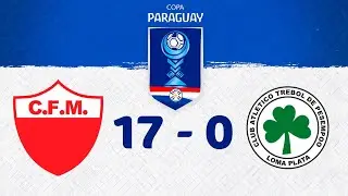 Atl&eacute;tico Tr&eacute;bol 0 - 17 Fernando de la Mora Copa Paraguay Goles