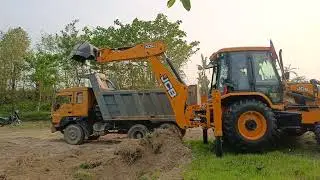 Loding karte time #jcb #dumper #subscribe